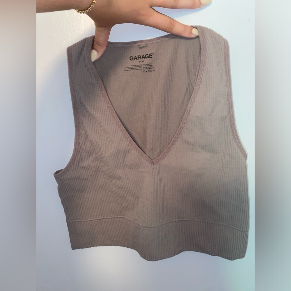 Garage Plunge V-neck Tank